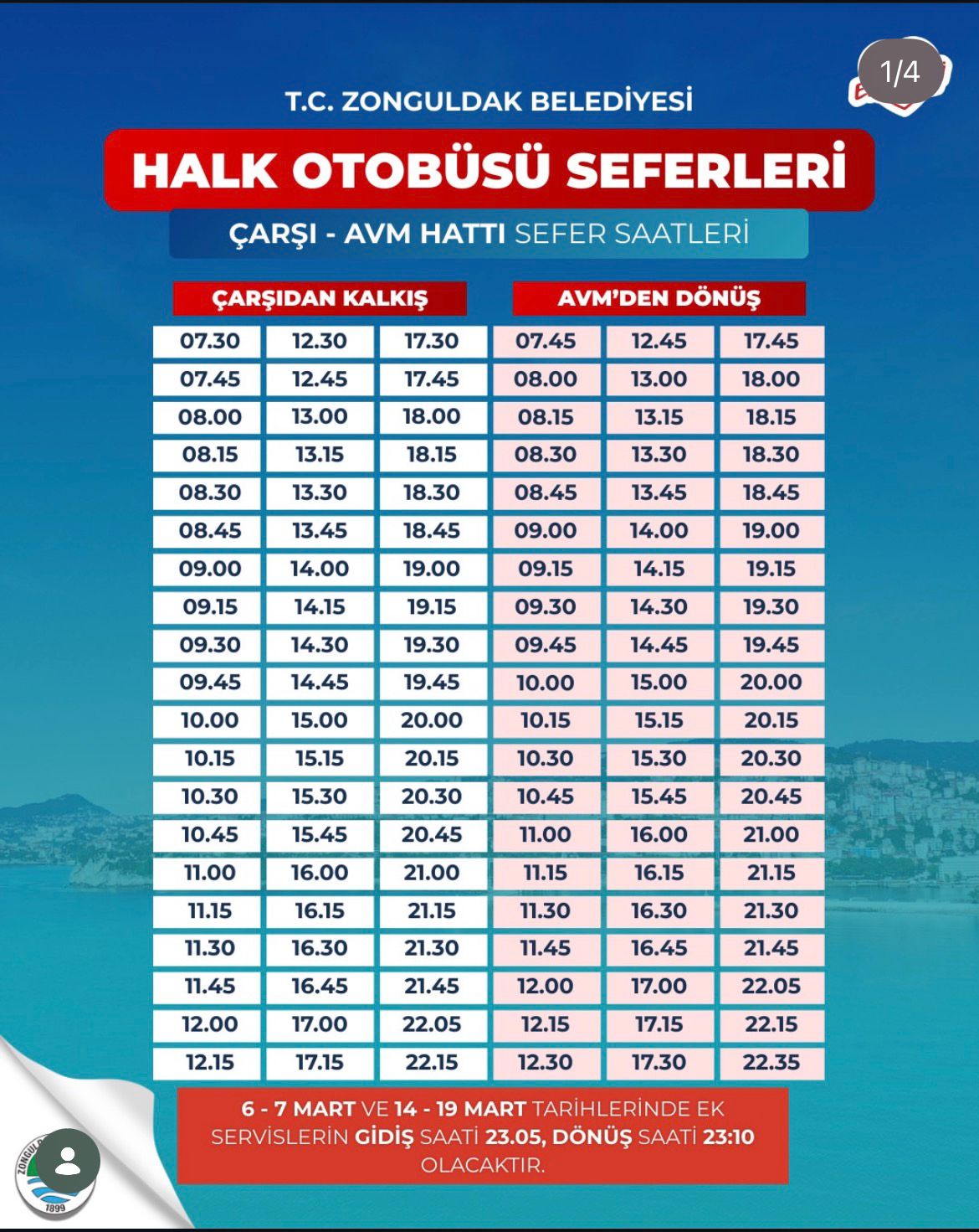 Zonguldak’ta Halk Otobüsü Saatlerine Ramazan Güncellemesi! Imza Gazetesi (1)-1