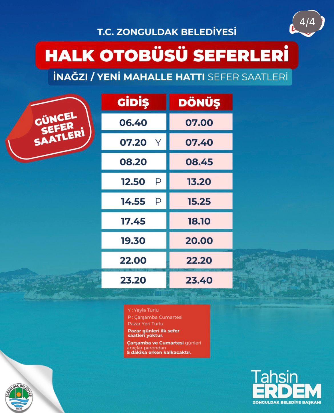 Zonguldak’ta Halk Otobüsü Saatlerine Ramazan Güncellemesi! Imza Gazetesi (2)