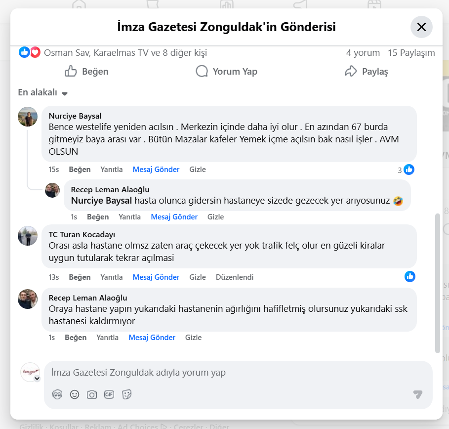 67 Burda Avm İle Arası Çok Var, Merkez İçin Burası Şart Imza Gazetesi Zonguldak