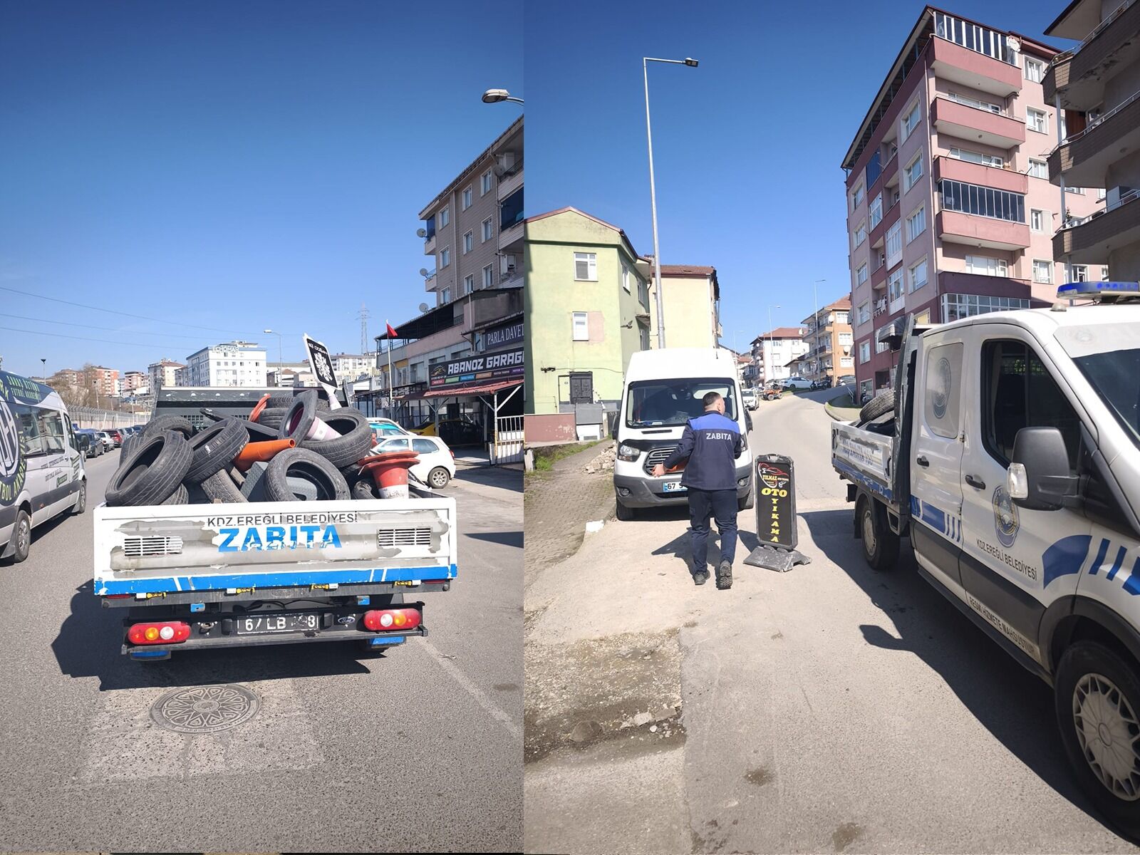 Ereğli̇’de İşgale Geçi̇t Yok Kaldirimlar Temi̇zleni̇yor İmza Gazetesi̇ (1)