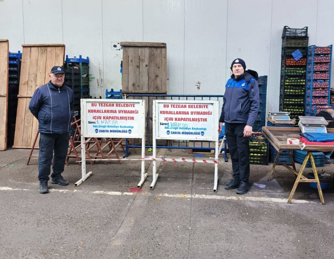 EREĞLİ’DE MÜŞTERİYE KABA DAVRANAN ESNAFA YAPTIRIM