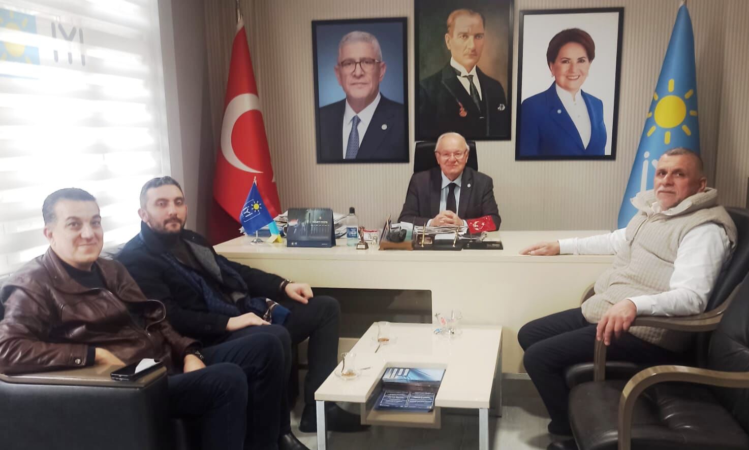 Ereğli’den İş İnsanları Yazıcı Ve Arıkan’dan İyi Parti Zonguldak İl Başkanına Ziyaret İmza Gazetesi̇