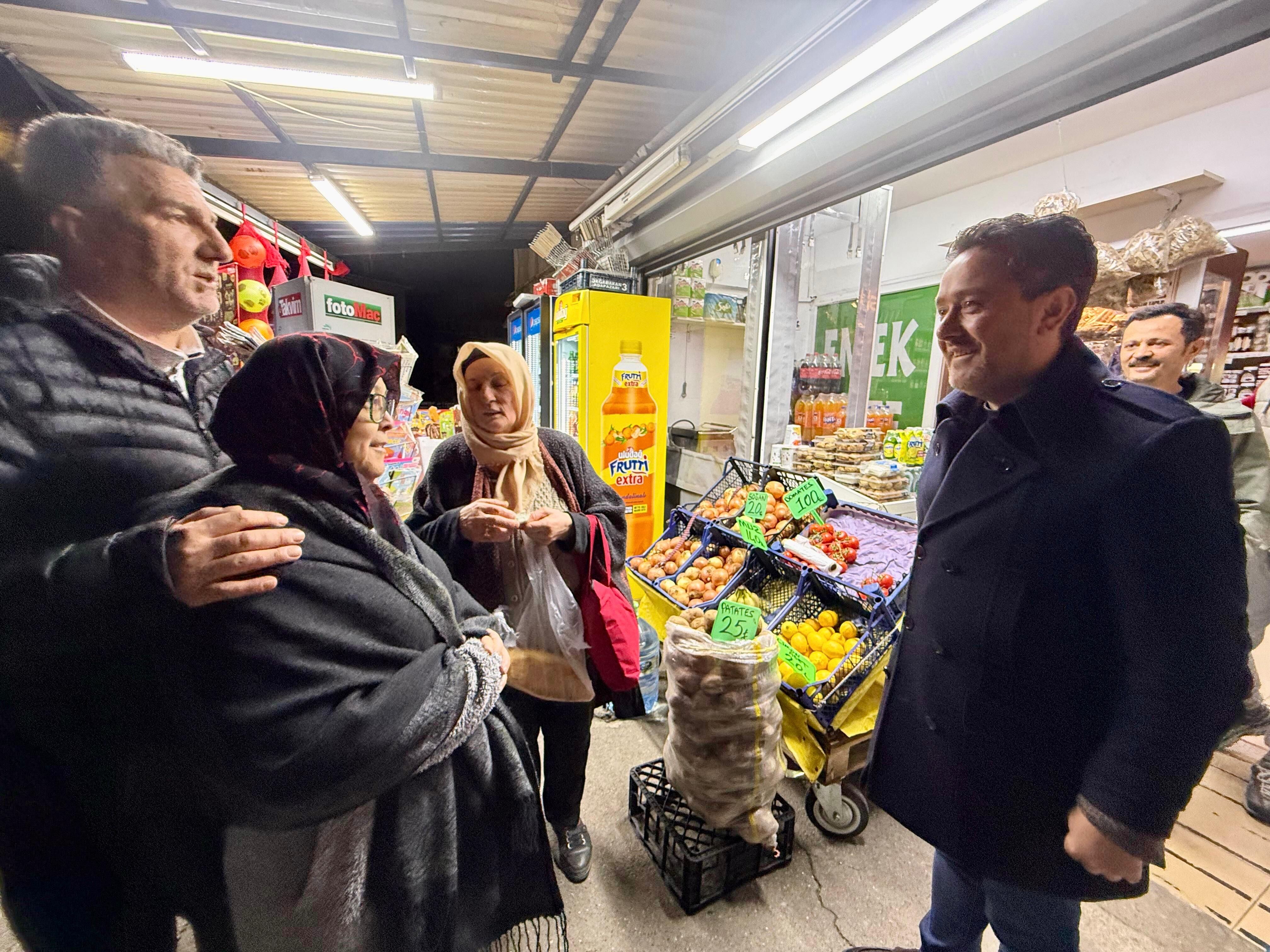 Esnafla İç İçe Siyaset Köroğlu’ndan Bahçelievler’de Ziyaret İmza Gazetesi̇ (2)