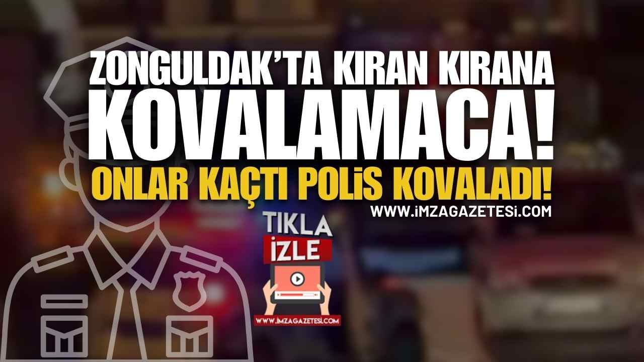 Zonguldak'ta Film Sahnelerini Aratmayan Kovalamaca!