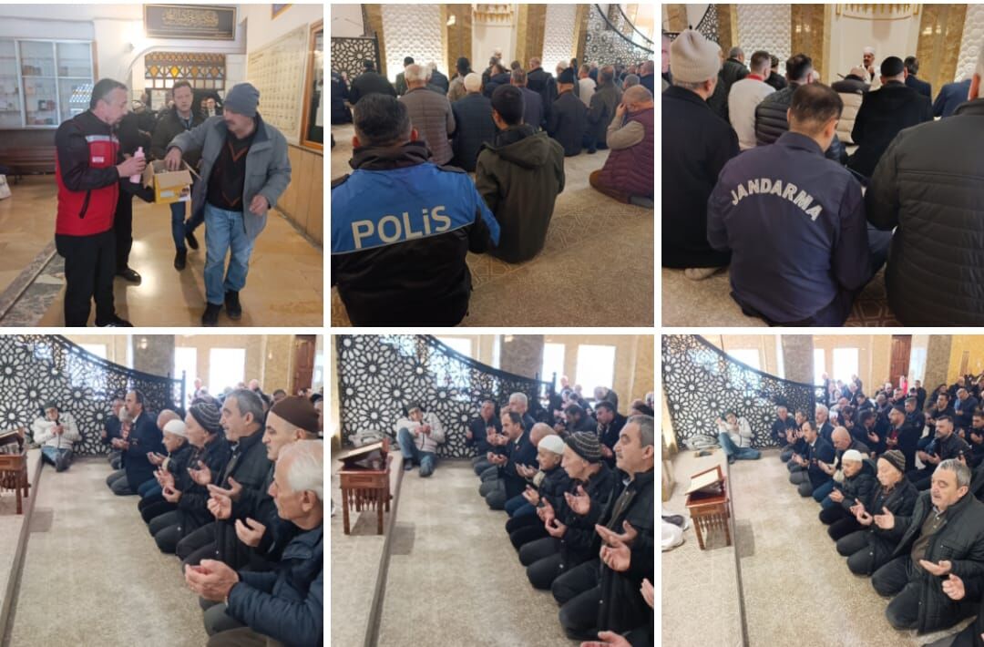 Şehitler İçin Dualar Yükseldi Zonguldak’ta Anlamlı Mevlit Programı