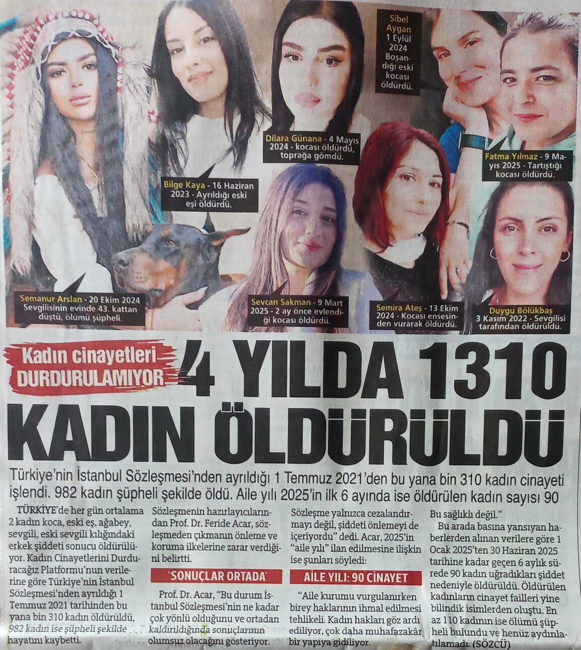 Şubat Ayında 23 Anne Hayattan Koparıldı! İmza Gazetesi̇ (2)