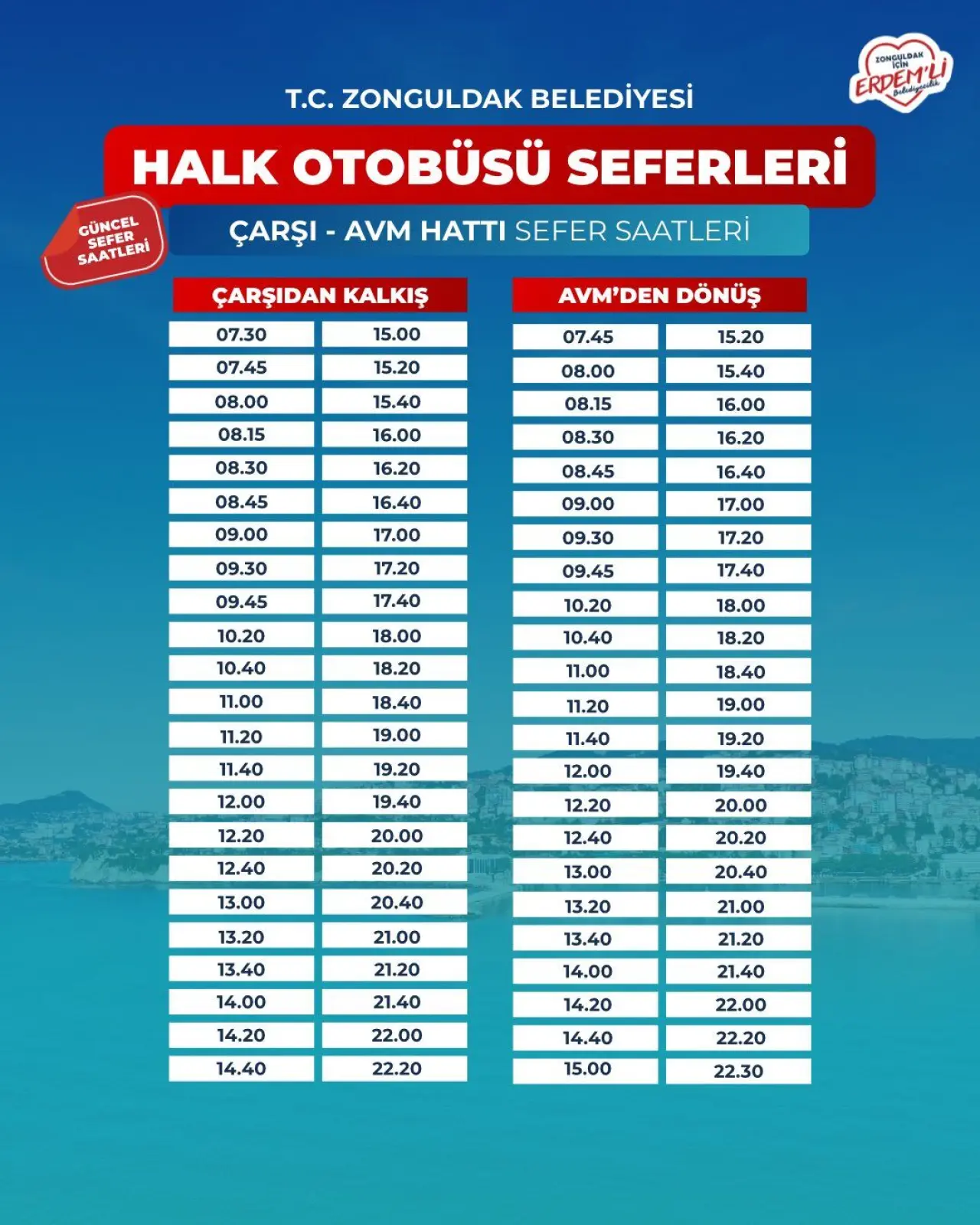 Zonguldak Belediyesi Halk Otobüslerinin Sefer Saatlerini Açıkladı! İmza Gazetesi (9)-1