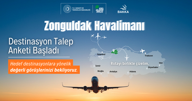 Zonguldak Çaycuma Havalimanı Yeni Destinasyon Açılması Anketi Haber (Yatay) (1)