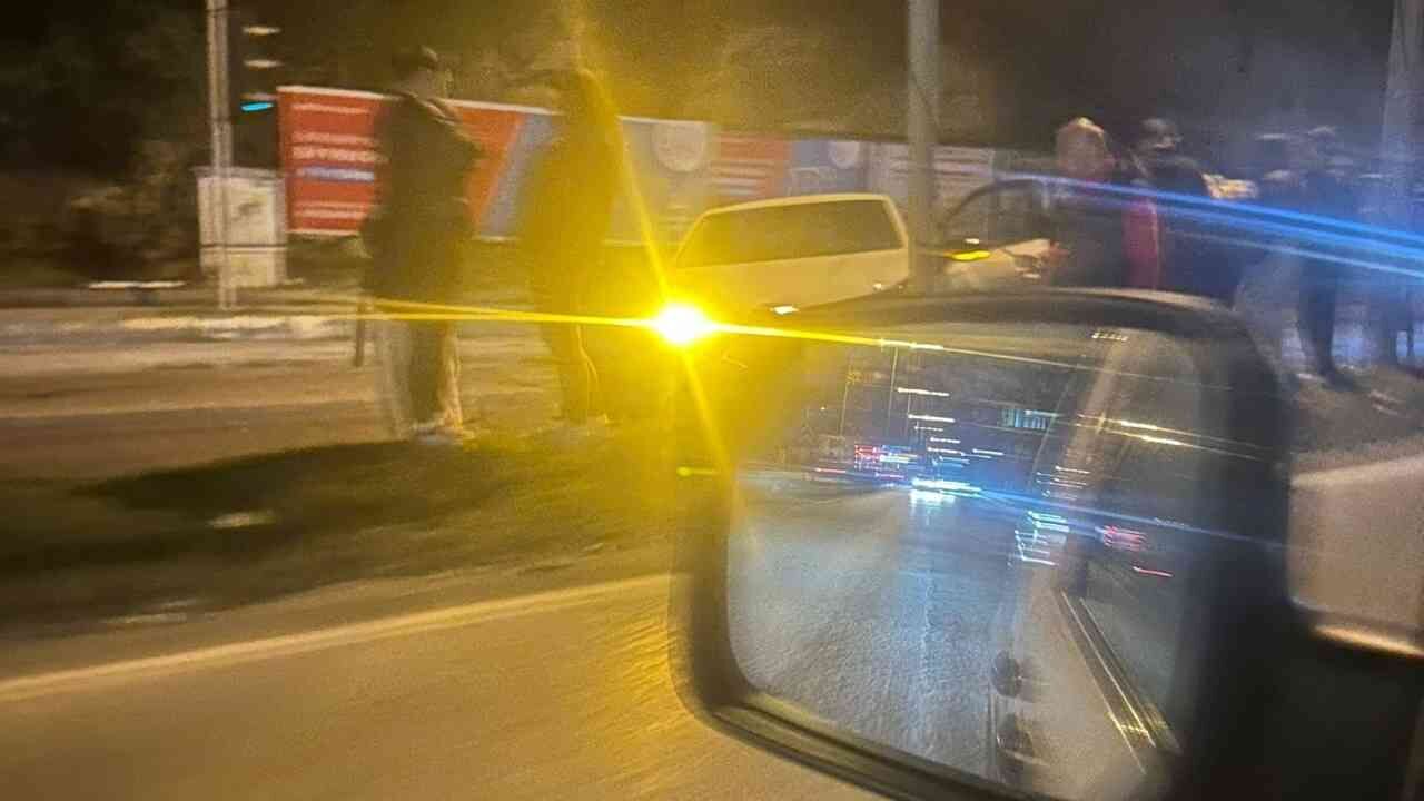 Zonguldak Kozlu Sahili Polisevi Önünde Kaza