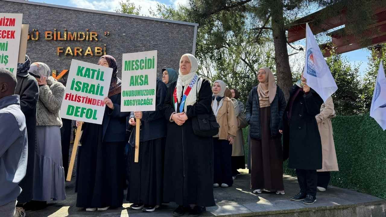 “Filo Ve Filistin” Protestosu “Zulme Sessiz Kalmayacağız” İmza Gazetesi (2)