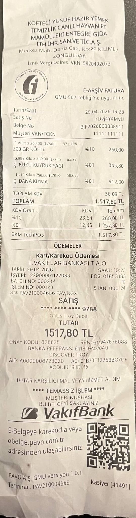 Kilimli Köfteci Yusuf’ta Yaşadığım Rezalet! İmza Gazetesi (1)