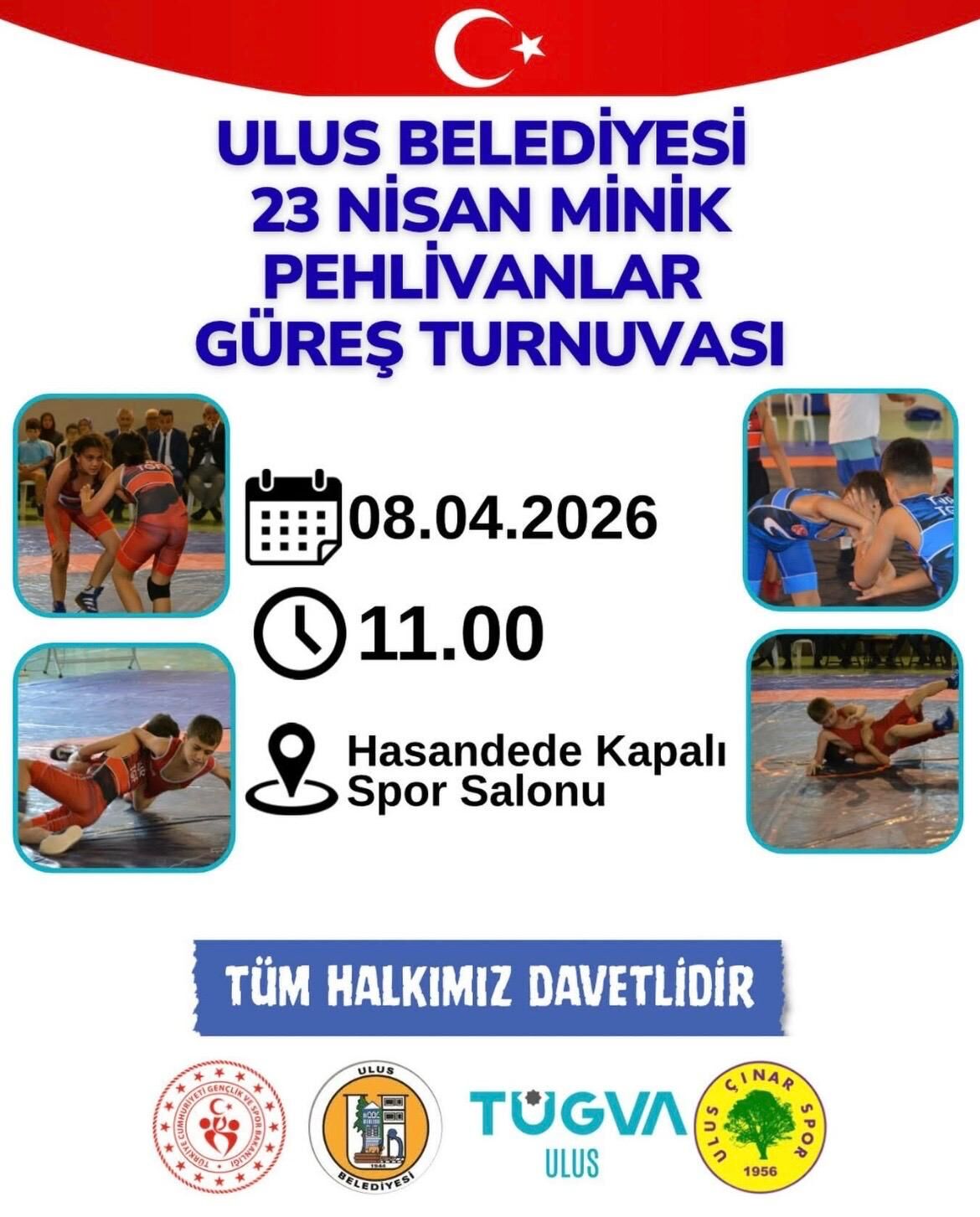 Komşuda 23 Nisan Minik Pehlivanlar Güreş Turnuvası!İmza Gazetesi̇