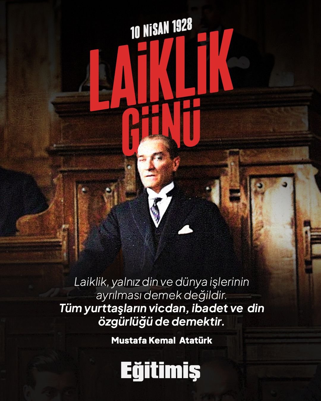 Laiklik Cumhuriyetin Ve Aydınlık Yarınların Teminatıdır... İmza Gazetesi (1)