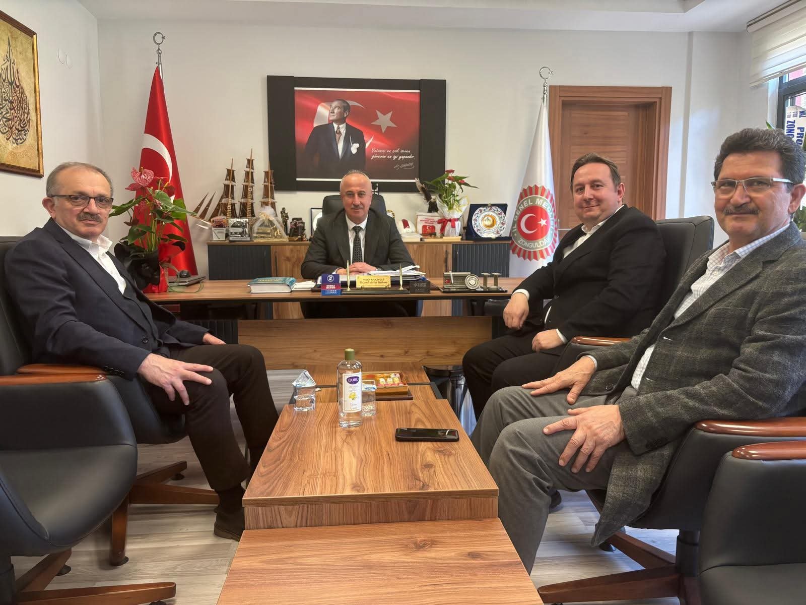 Müsi̇ad’dan İl Genel Meclis Başkanı Necdet Karaveli’ye Ziyaret İmza Gazetesi̇