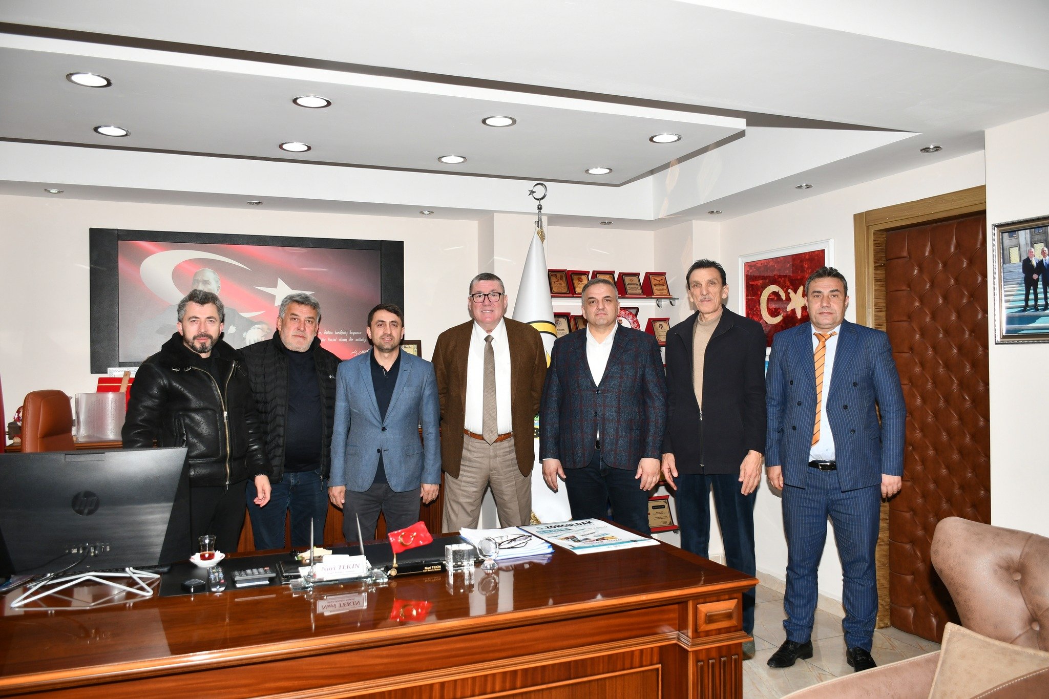 Zondef’ten Alaplı Belediye Başkanı Nuri Tekin’e Zonguldak Günleri Daveti İmza Gazetesi (7)