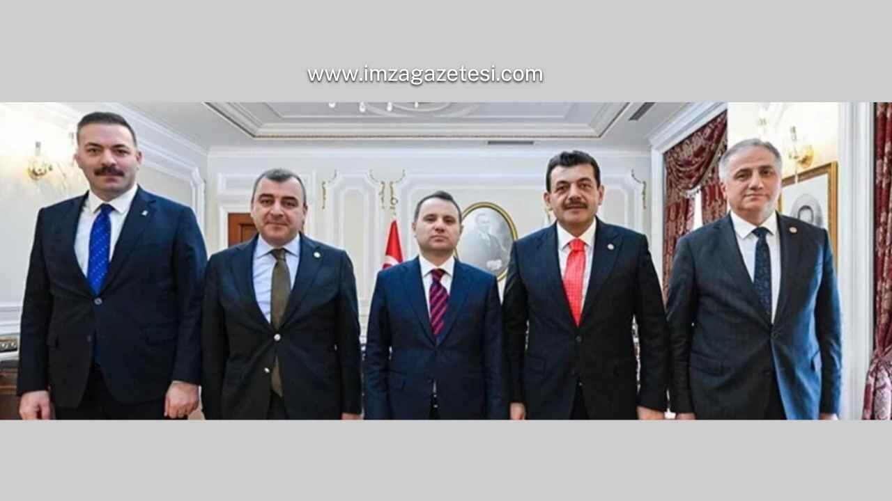 Zonguldak Heyetinden Adalet Bakanı Akın Gürlek’e Hayırlı Olsun Ziyareti İmza Gazetesi (1)