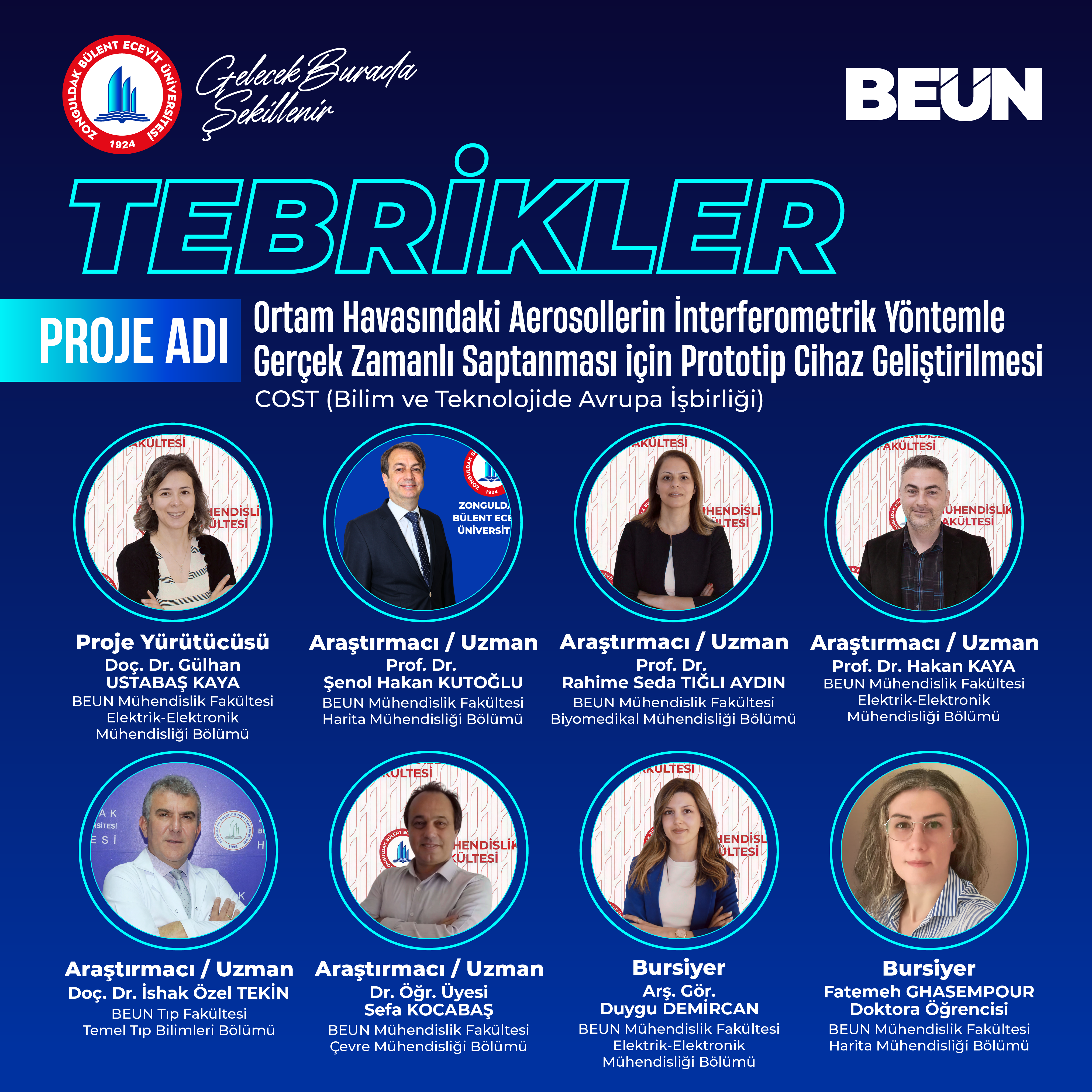 Zonguldak’tan Avrupa’ya Bilim Köprüsü... Beun’un Yenilikçi Projesine Tübi̇tak Ve Cost Desteği! İmza Gazetesi̇-1