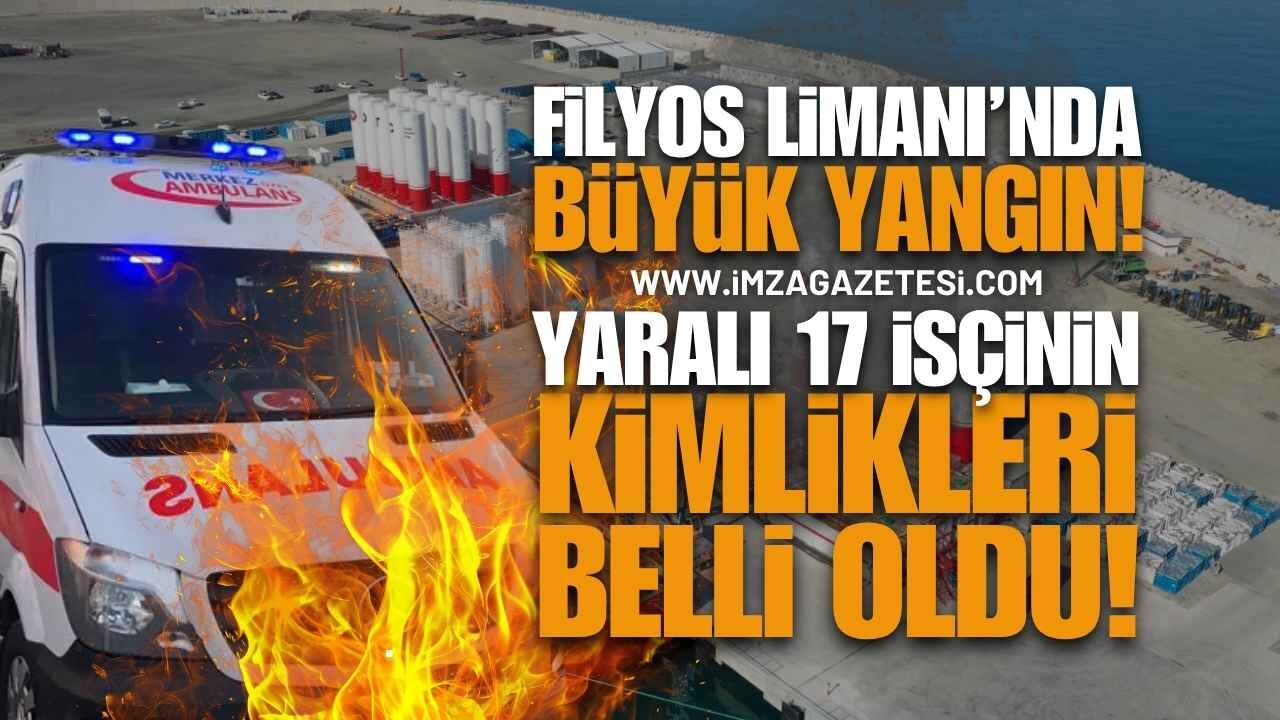 Filyos Limanı'nda Korkutan Yangın! 17 İşçi Hastanelik Oldu, Kimlikleri Belli Oldu
