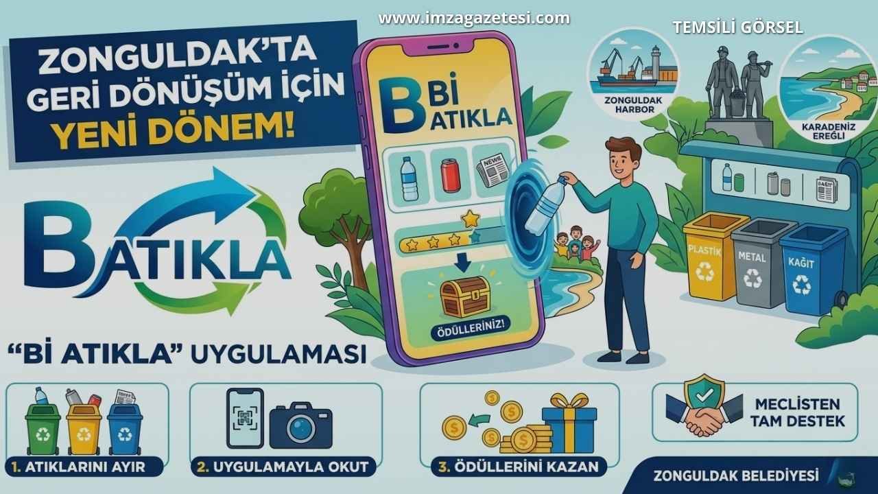 Zonguldak İçin Yeni Dönem! “Bi Atıkla” İmza Gazetesi (2)
