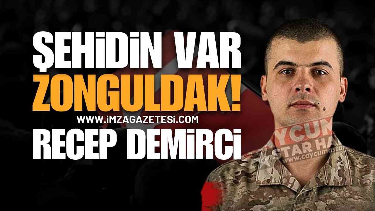 Zonguldak'a Şehit Ateşi Düştü: Recep Demirci Vefat Etti