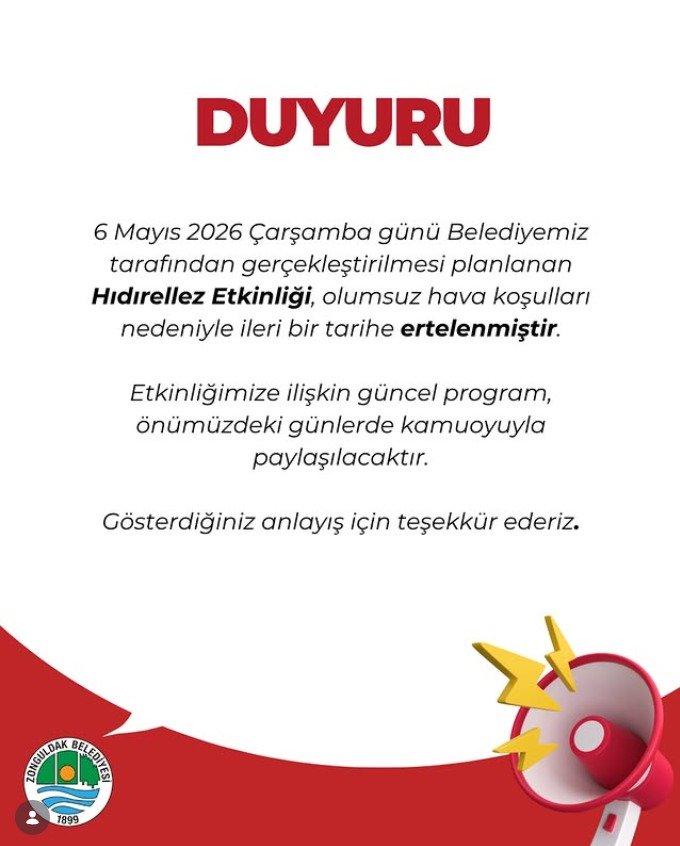 Zonguldak'ta Hıdırellez Etkinliğine Hava Engeli! İmza Gazetesi̇