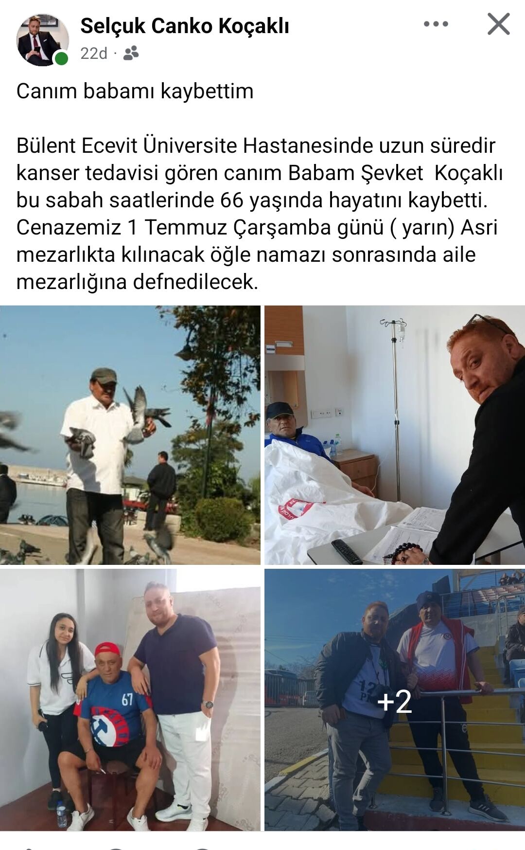 Gazeteci Selçuk Koçaklı'nın Baba Acısı! Zonguldak Basını Şevket Koçaklı’yı Kaybetti! İmza Gazetesi (1)