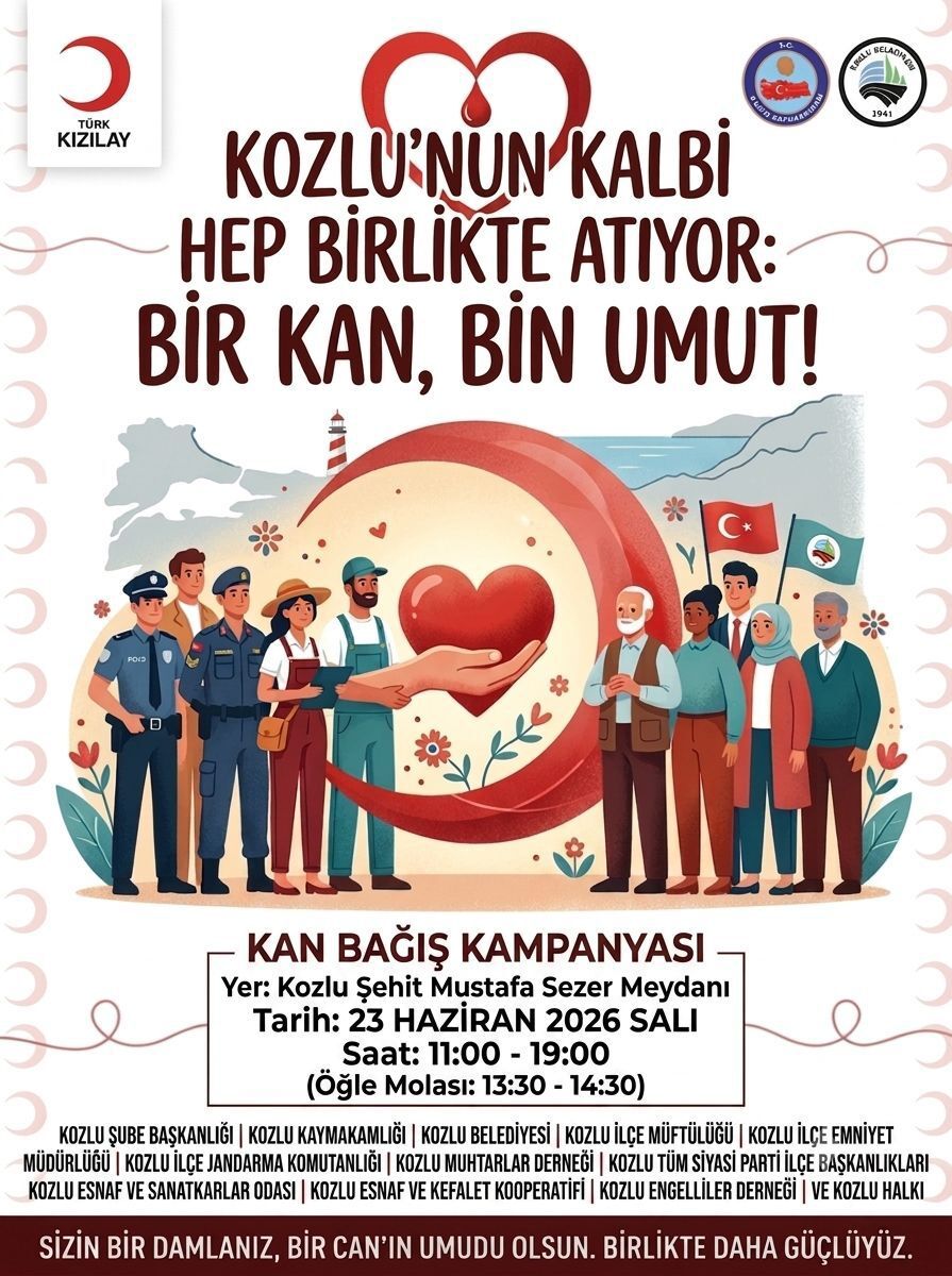 Kızılay Kozlu Şubesi'nden Dev Kampanya Kozlu’nun Kalbi Hep Birlikte Atıyor!
