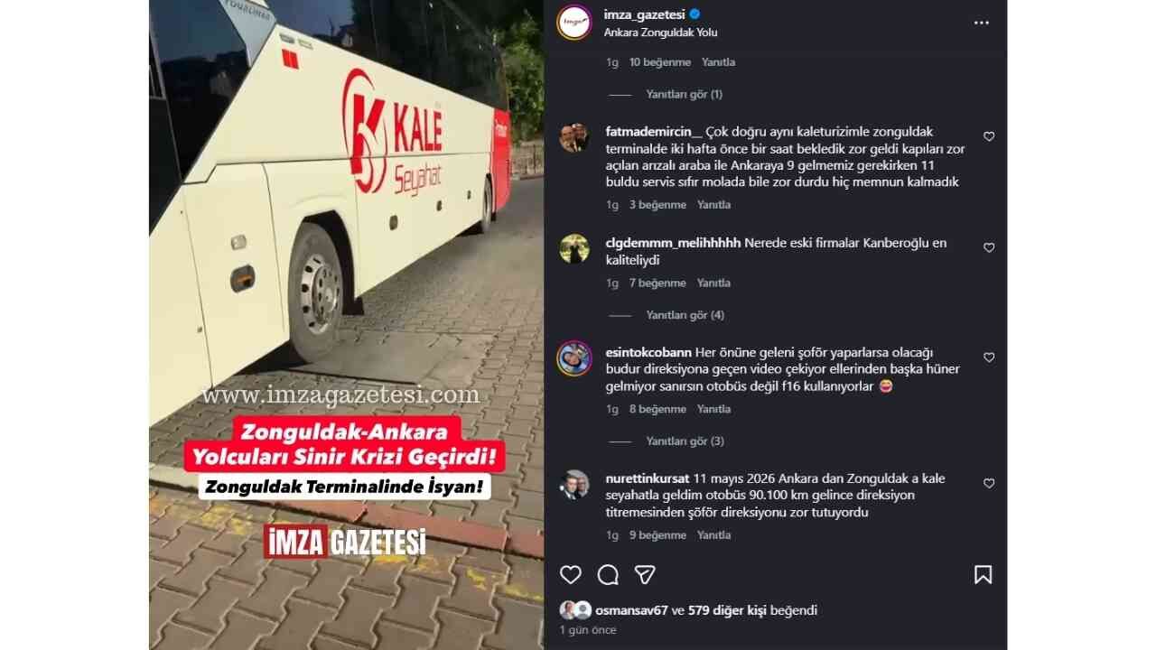 Zonguldak Halkı Ünlü Otobüs Firmasından Şikayetçi! Imza Haber