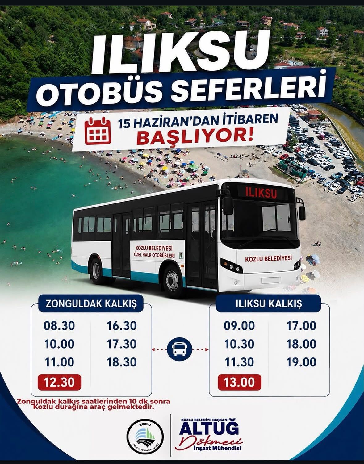 Zonguldak Ilıksu Seferleri Başladı
