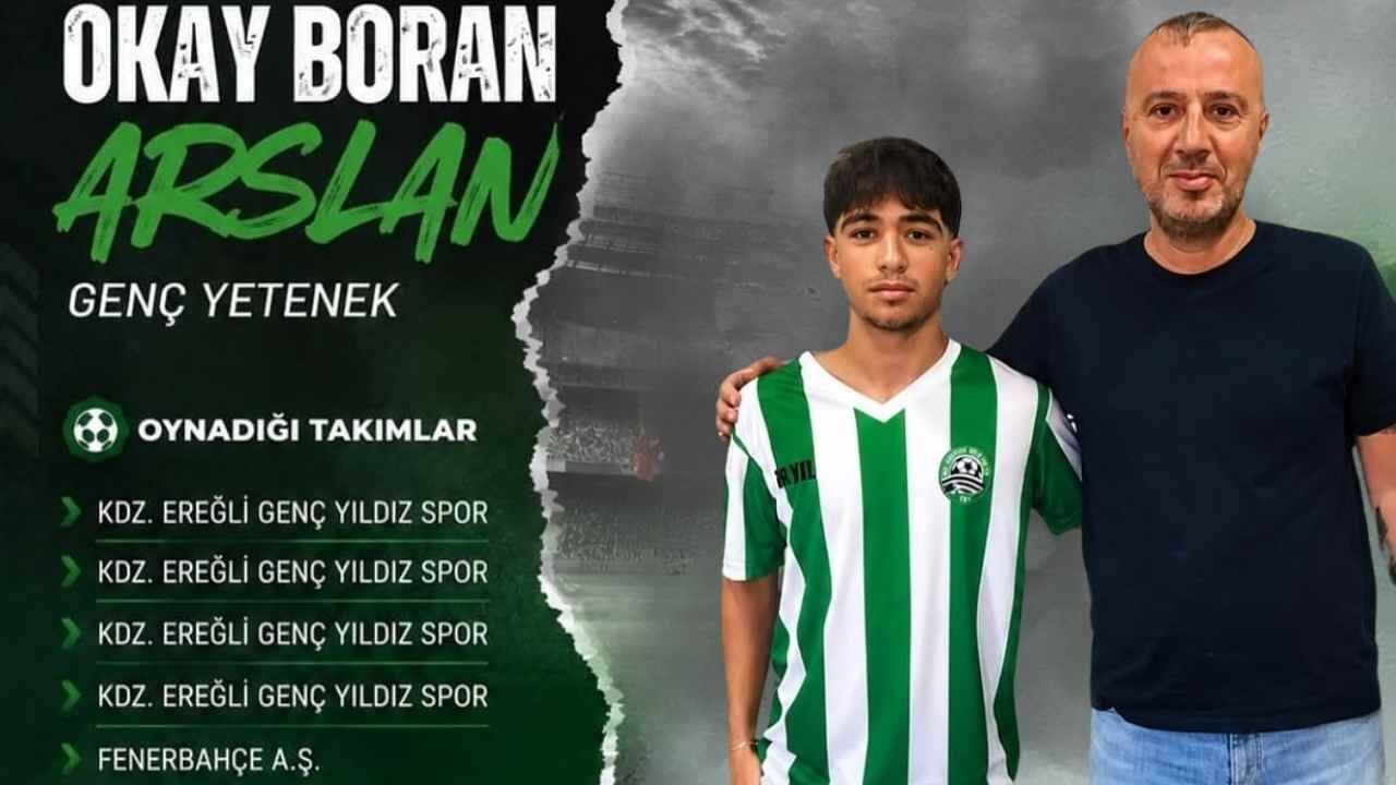 Kozlu Belediyespor’dan Geleceğe Yatırım: Genç Yetenek Okay Boran Arslan Yeşil-Beyazlı Renklere Bağlandı