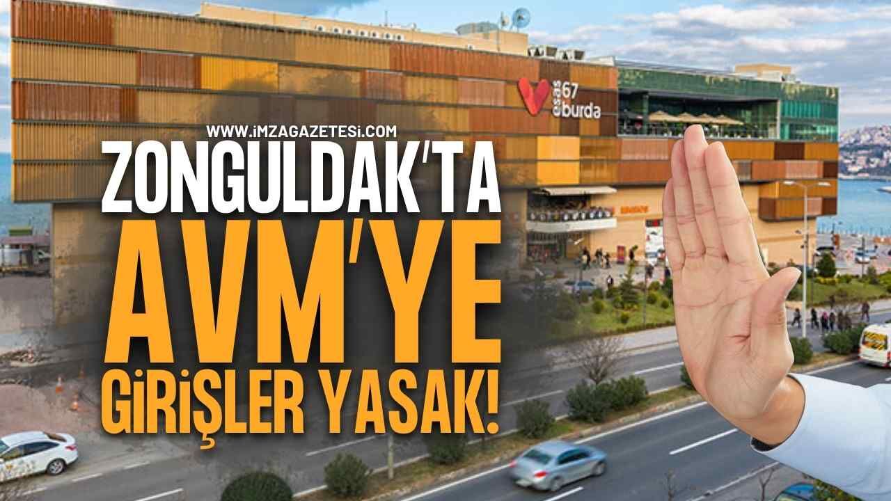 Zonguldak Esas 67 Burda AVM'de Araç Girişleri Yasaklandı