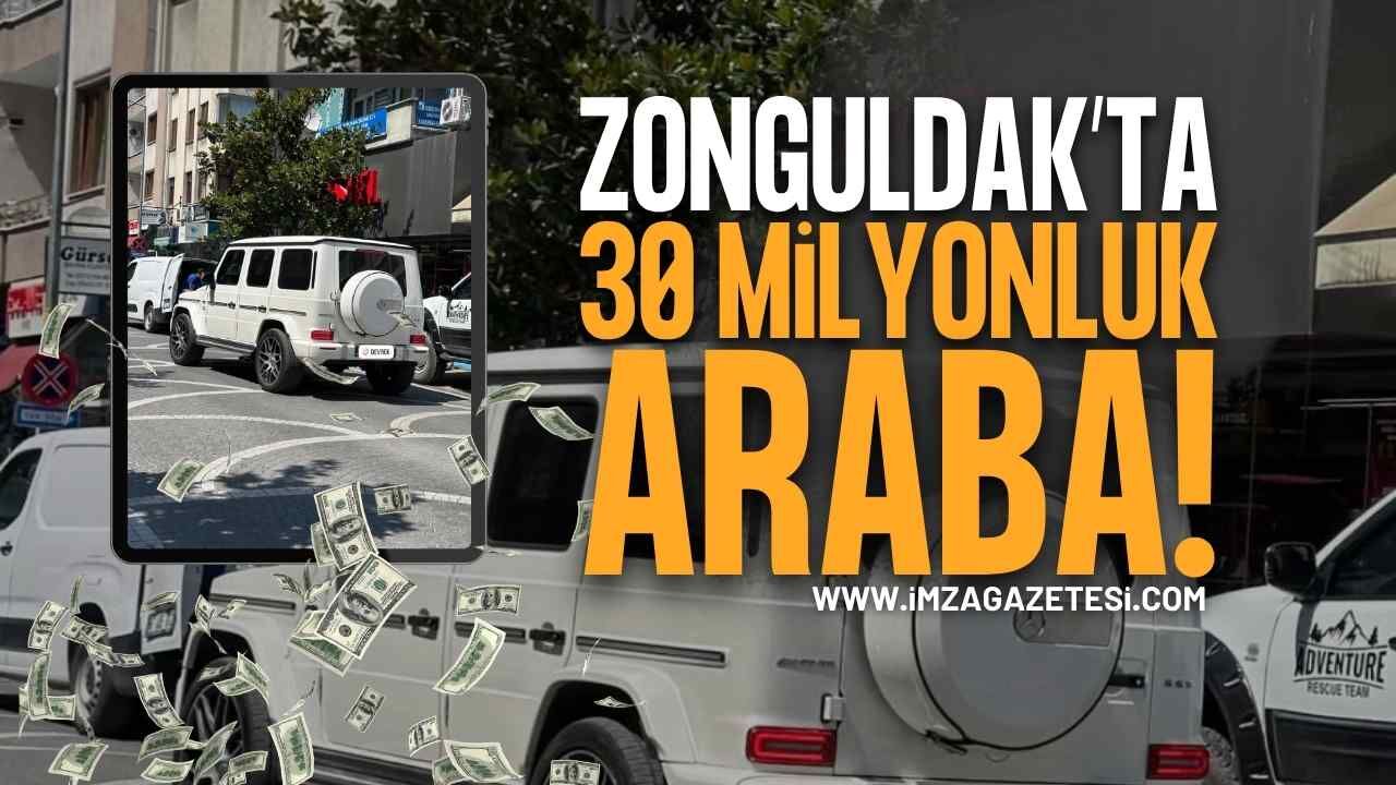 Zonguldak'ta 30 Milyon Liralık Araba Dikkat Çekti