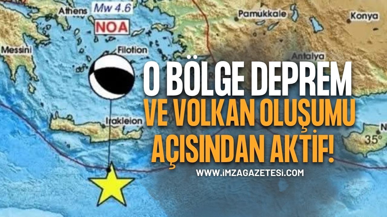 O Bölge Deprem Ve Volkan Oluşumu Açısından Aktif!