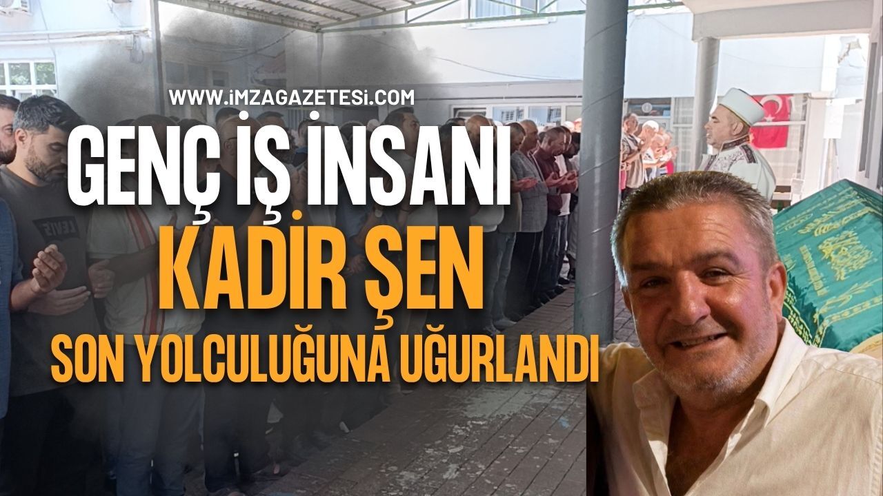 Kilimli’de Acı Kayıp! Genç İş İnsanı Kadir Şen Son Yolculuğuna Uğurlandı...