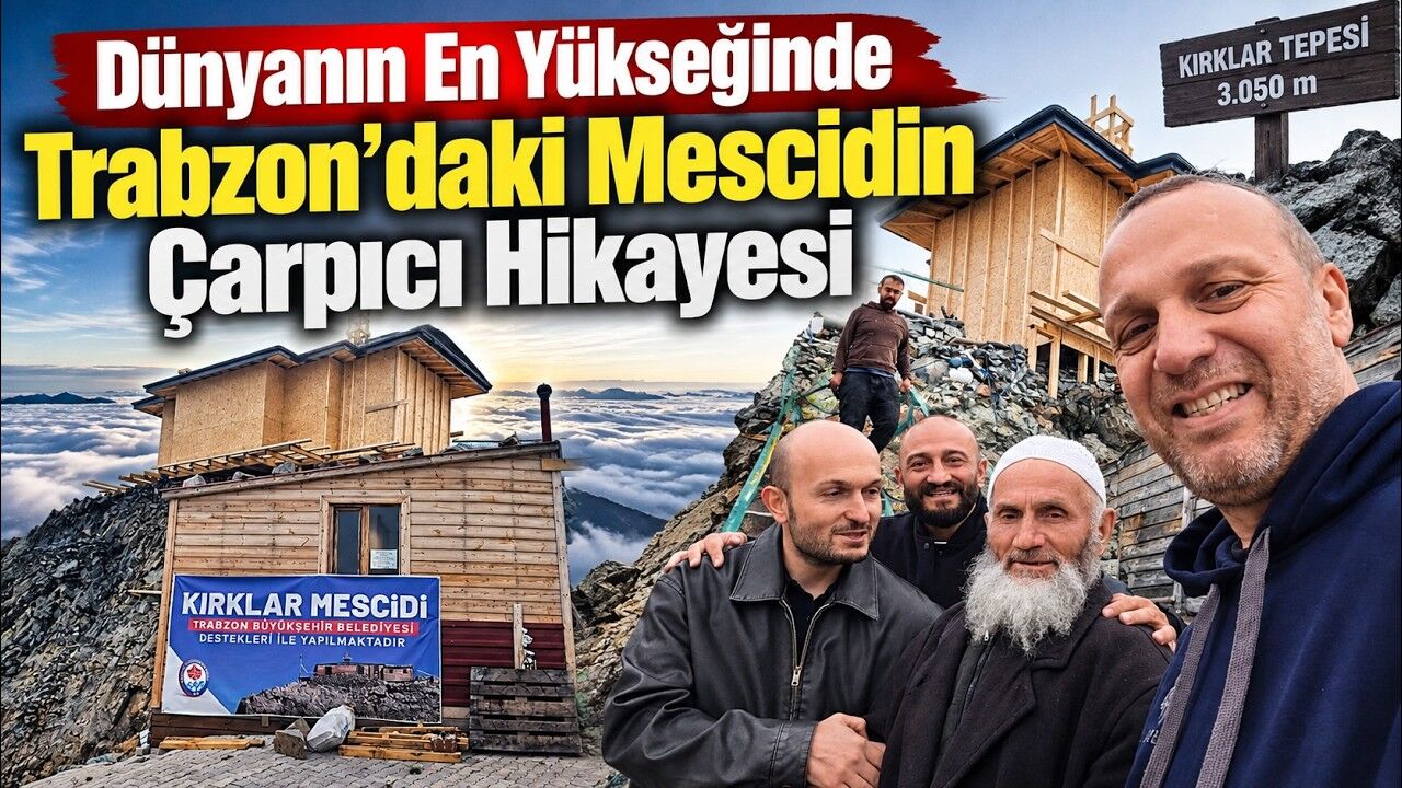 Dünyanın En Yükseğinde Trabzon’daki Mescidin Çarpıcı Hikayesi…