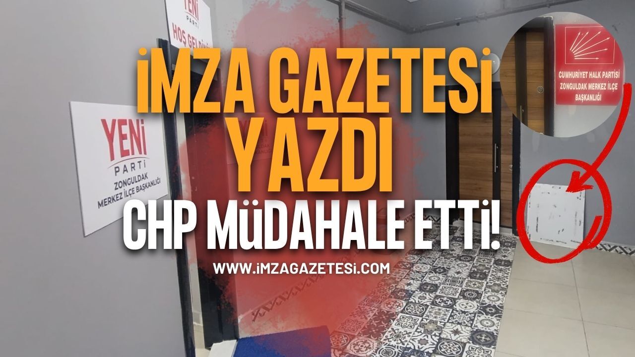 İmza Gazetesi Yazdı, CHP Müdahale Etti