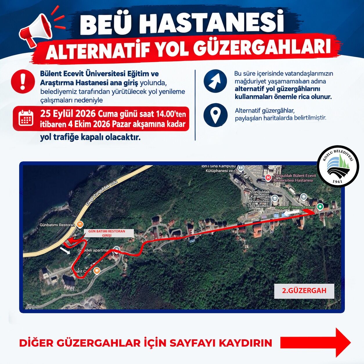 İmza Gazetesi̇ Kozlu Belediyesi'nden Beun Hastanesi Yolu İçin Kritik Ulaşım Duyurusu-1