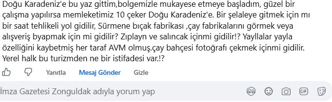 İmza Gazetesi̇ Vatandaşlardan Ztso Başkanı Demir'e Destek Zonguldak Doğasını Korursa Doğu Karadeniz'e 10 Çeker