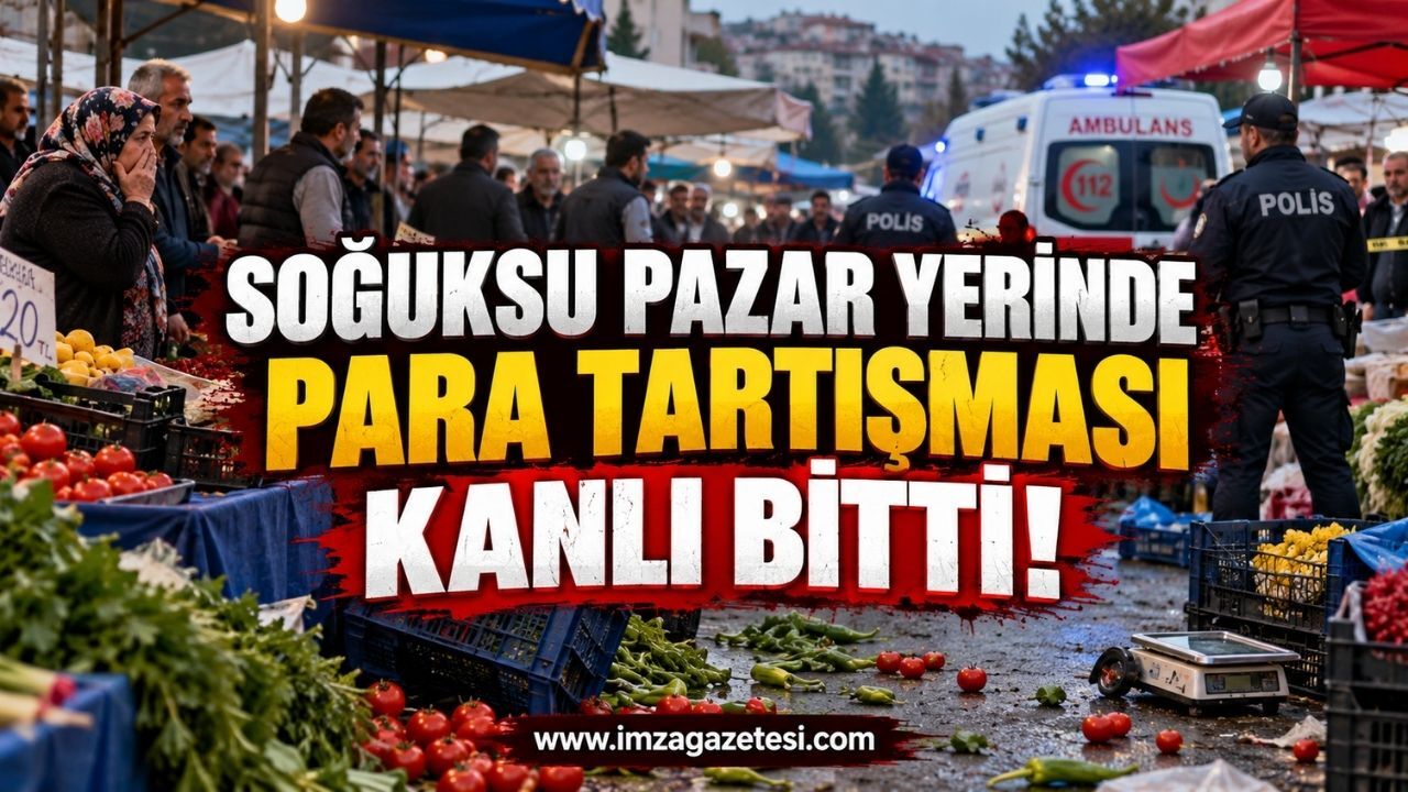 Zonguldak ​Soğuksu Pazar Yerinde Para Tartışması Kanlı Bitti