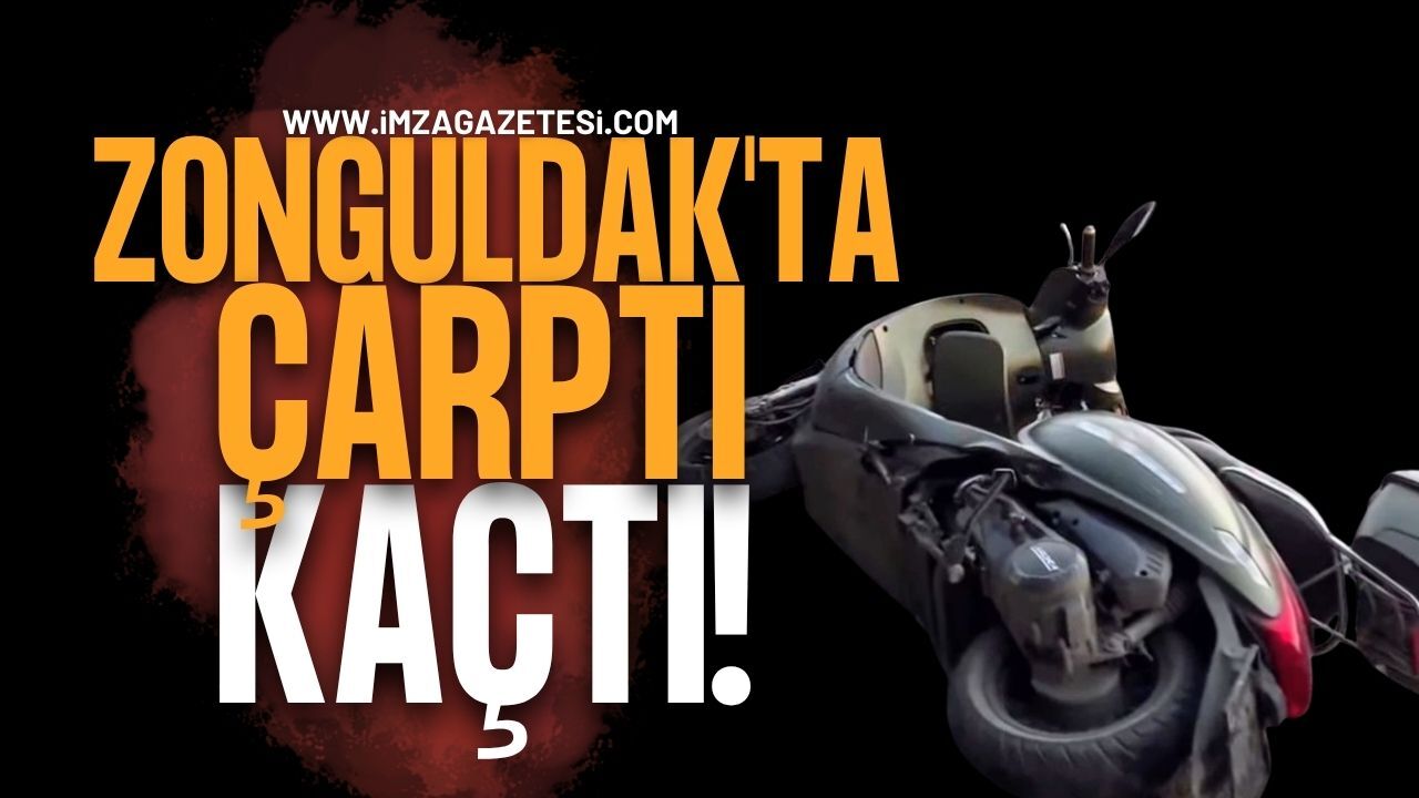 Zonguldak'ta Motosiklet Sürücülerine Çarptı Kaçtı