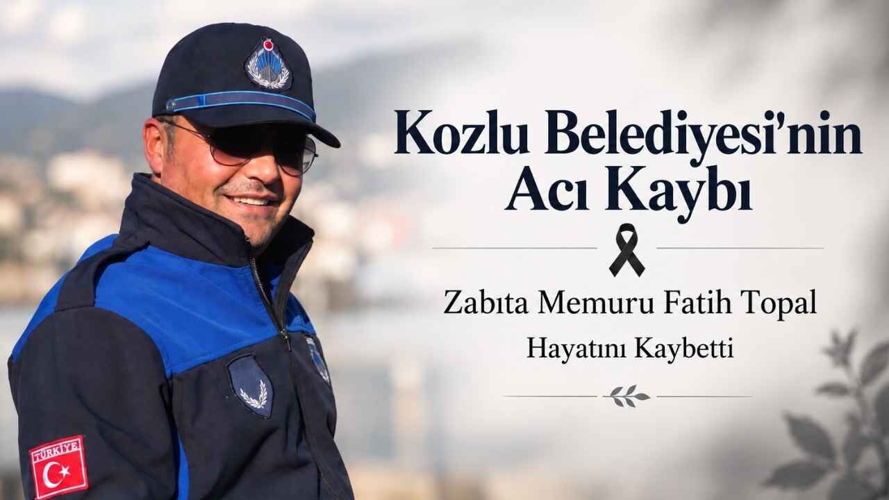 Kozlu Belediyesi’nin Acı Kaybı: Zabıta Memuru Fatih Topal Hayatını Kaybetti