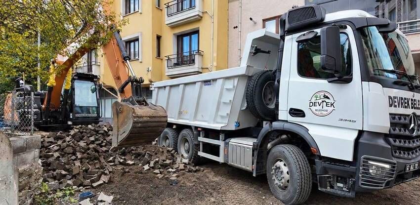 Zonguldak Devrek Belediyesi Altyapı Çalışmalarına Başladı