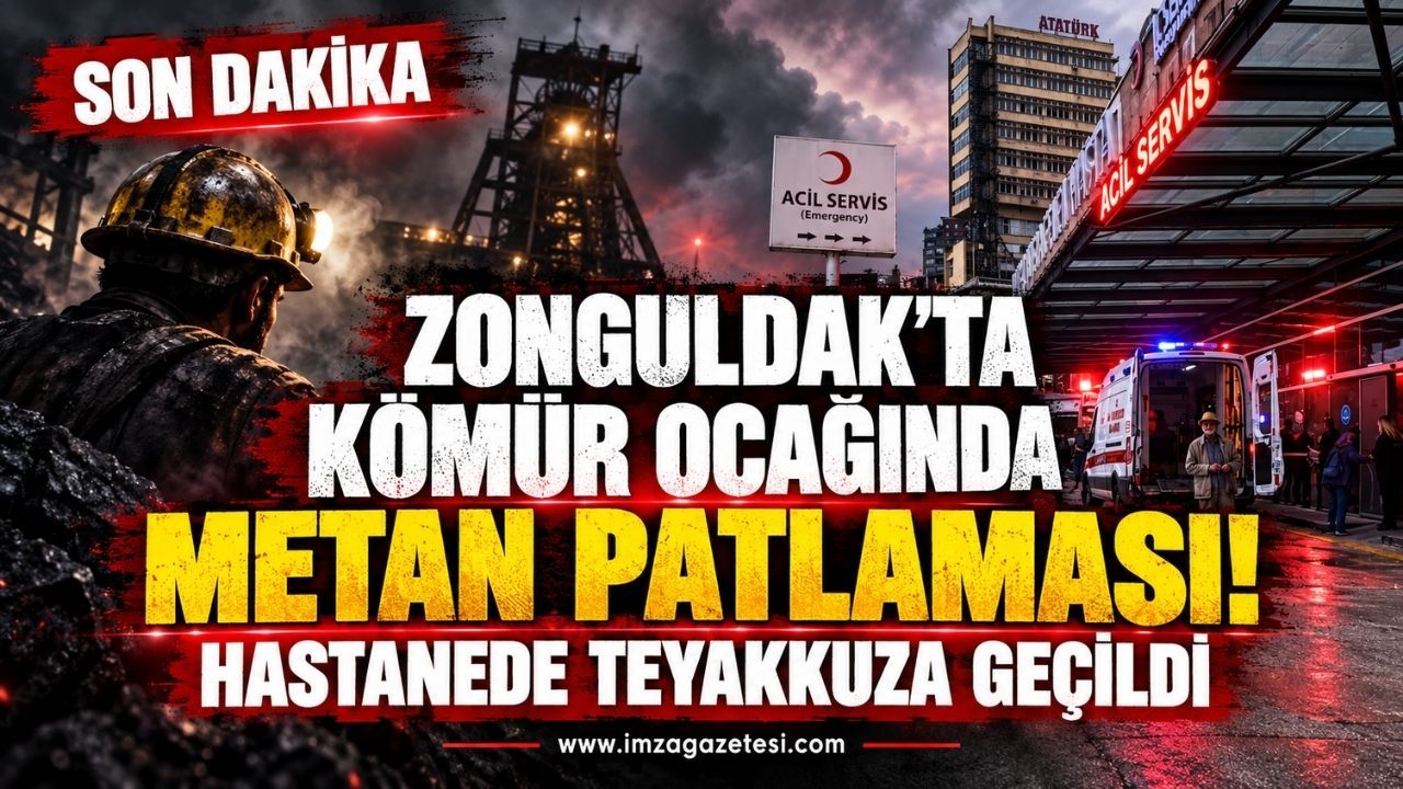 Zonguldak'ta Kömür Ocağında Metan Patlaması… Hastanede Teyakkuza Geçildi!