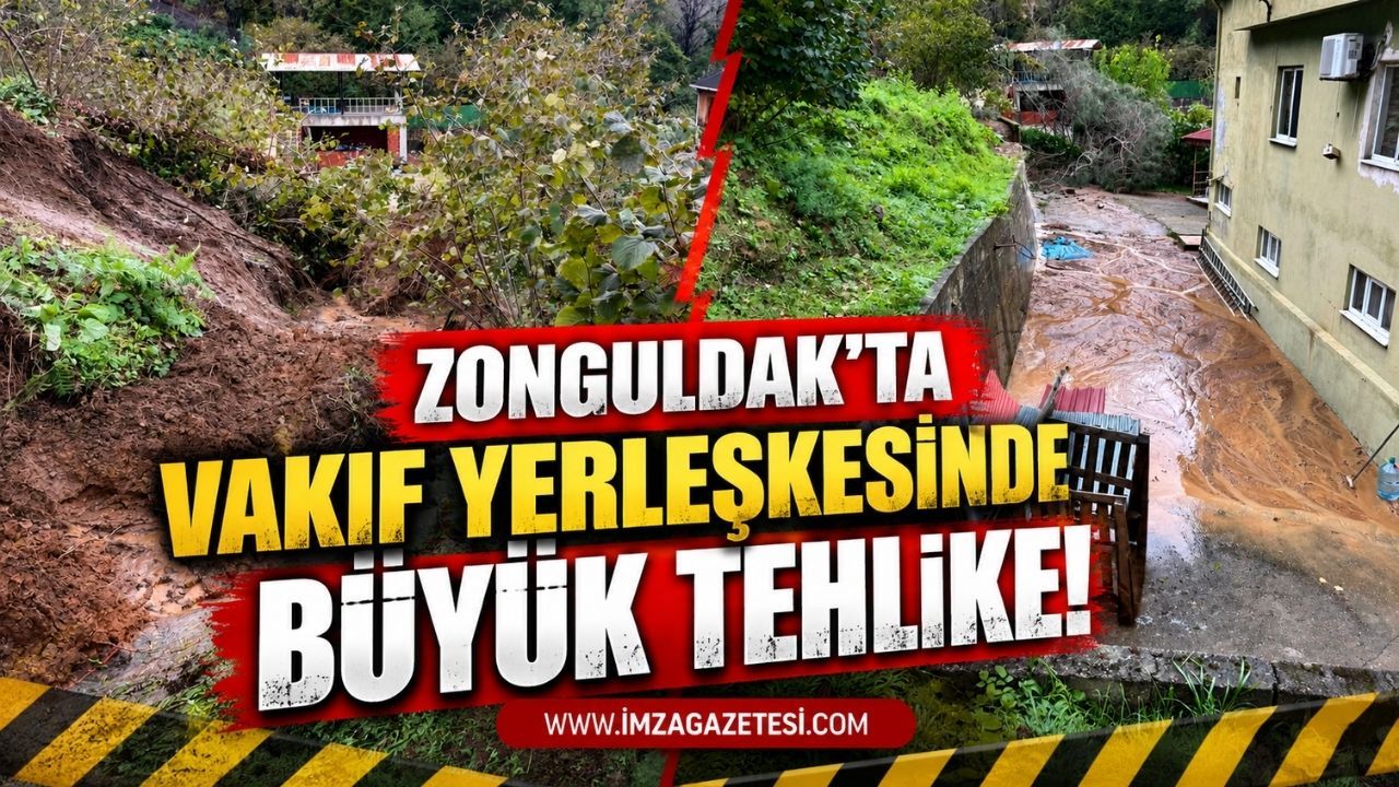 Zonguldak'ta Vakıf Yerleşkesinde Büyük Tehlike