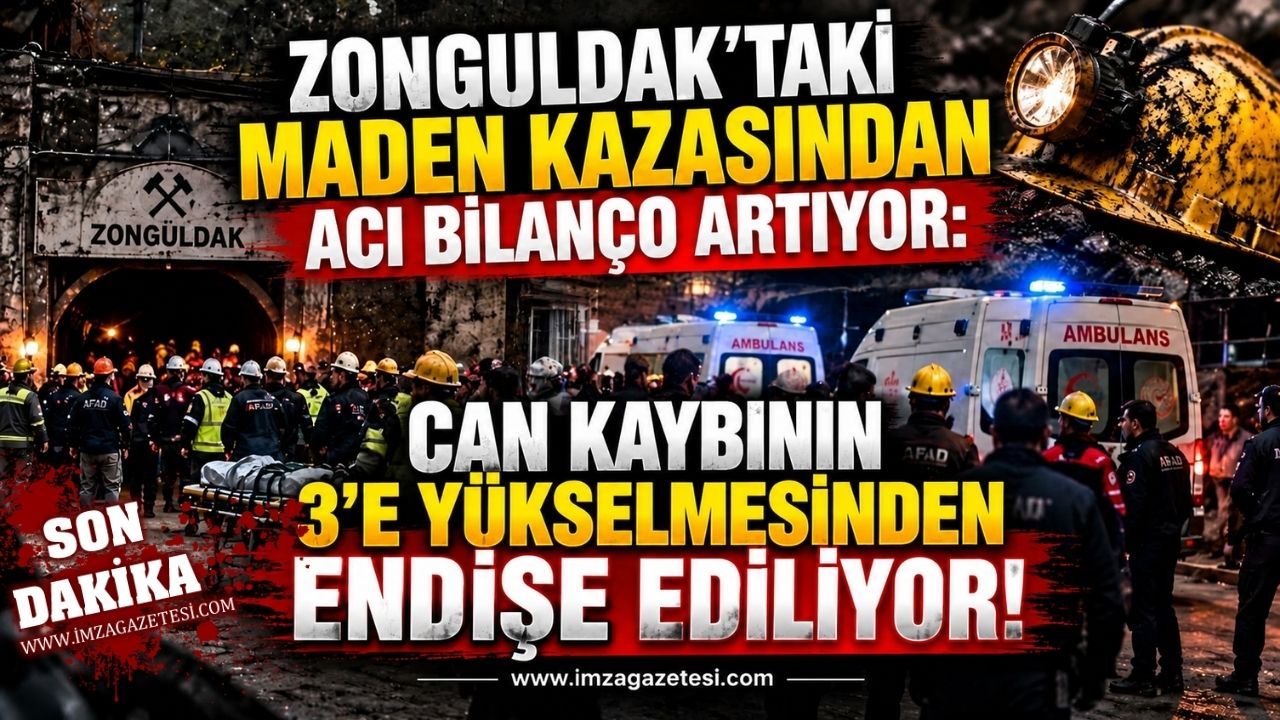 Zonguldak’taki Maden Kazasından Acı Bilanço Artıyor: Can Kaybının 3’e Yükselmesinden Endişe Ediliyor!