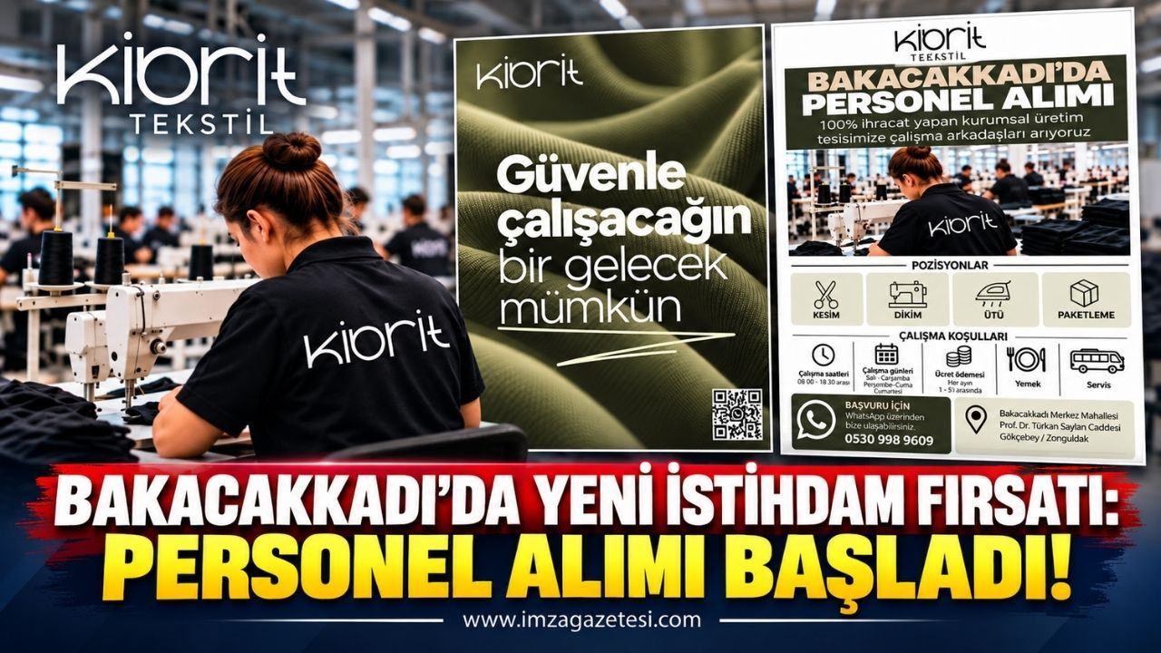 Bakacakkadı'da Yeni İstihdam Fırsatı: Personel Alımı Başladı!