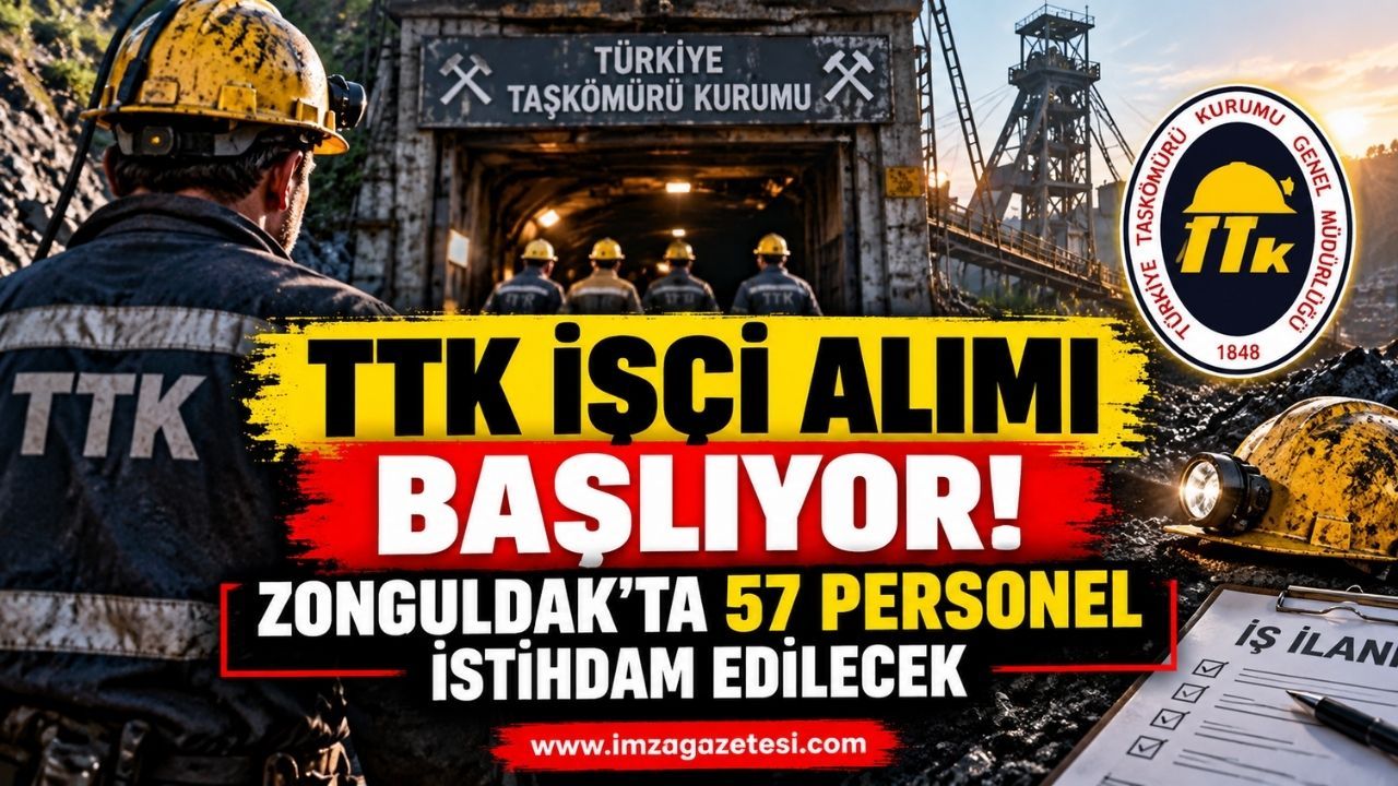 TTK İşçi Alımı Başlıyor! Zonguldak'ta 57 Personel İstihdam Edilecek