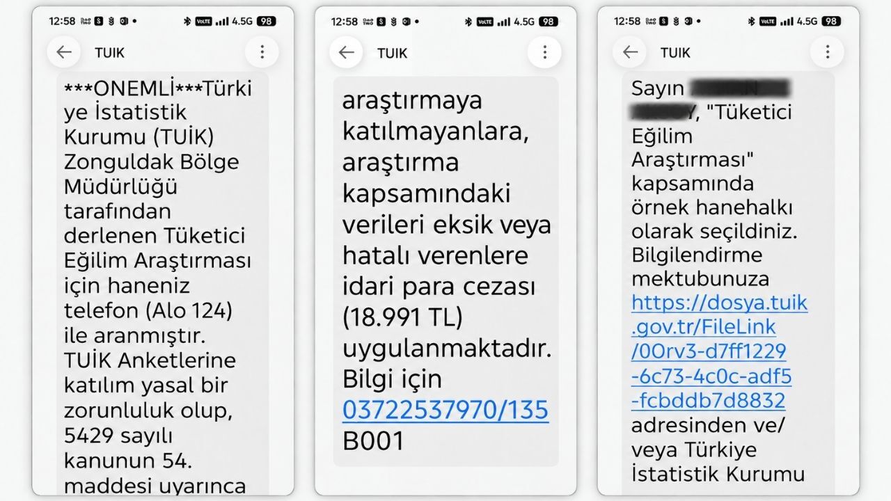 İmza Gazetesi̇ Vatandaş Dolandırıcı Zannediyor, Tüi̇k'ten Ceza Mesajı Geliyor.. (2)