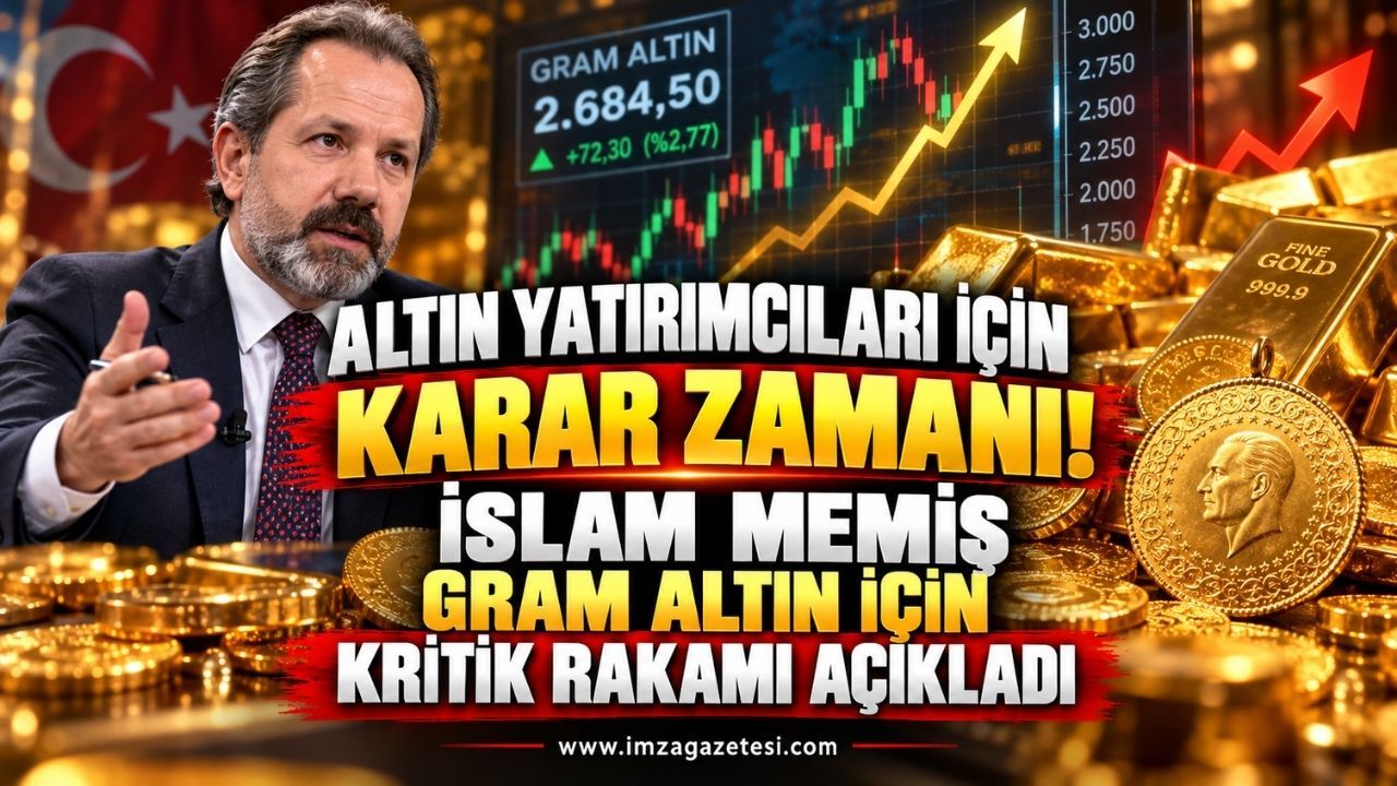 Altın Yatırımcıları İçin Karar Zamanı. İslam Memiş Gram Altın İçin Kritik Rakamı Açıkladı