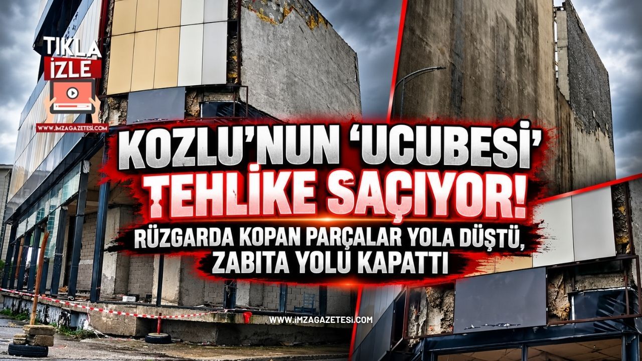 Kozlu’nun “Ucubesi” Tehlike Saçıyor! Zabıta Yolu Kapattı